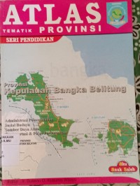 Image of ATLAS PROVINSI kepulauan bangka belitung