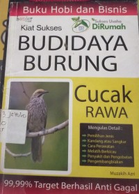Image of Kiat Sukses Budidaya Burung