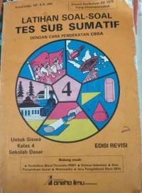 Image of Latihan Soal-Soal Tes Sub Sumatif