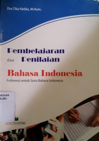 Image of Pemebelajaran penilaian bahasa indonesia