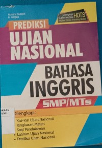 Image of Prediksi ujian nasional bahasa inggris