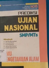 Image of Prediksi ujian nasional IPA