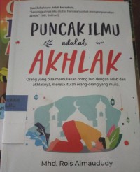 Image of Puncak Ilmu adalah Akhlak