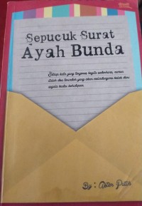 Image of Sepucuk surat ayah bunda