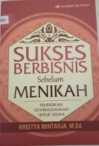 Image of Sukses Berbisnis Sebelum Menikah