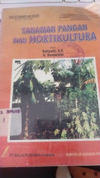 Image of Tanaman Pangan dan Hortikultura