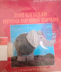 Image of Tempat alat tulis dan permainan dari karton gelombang